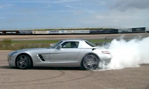 Mercedes SLS AMG Burning Rubber Video is Here