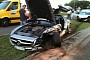Mercedes SLS AMG Crash in Poland
