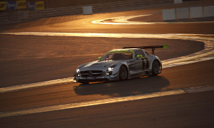 Mercedes SLS AMG GT3 Claims Third Place at Dubai 24 Hours