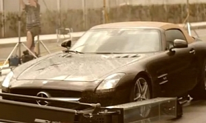 Mercedes SLS AMG Roadster Official Photo Shoot Making Of Video