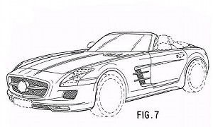 Mercedes SLS AMG Roadster Revealed By Drawings