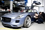 Mercedes SLS AMG Treated to Some Carbon and Paint