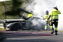 Mercedes SLS Black Series Prototype Burns on Nurburgring