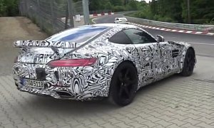 Mercedes Testing AMG GT3 Road Car at Nurburgring, Is a Clear Challenge to Porsche