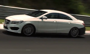 Mercedes Testing Whistling CLA at 'Ring. Black Series Coming?