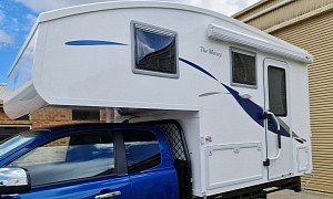 Mersey 2.4 Is a Truck Camper Boasting the Works: Complete Off-Grid Living in a Half Shell