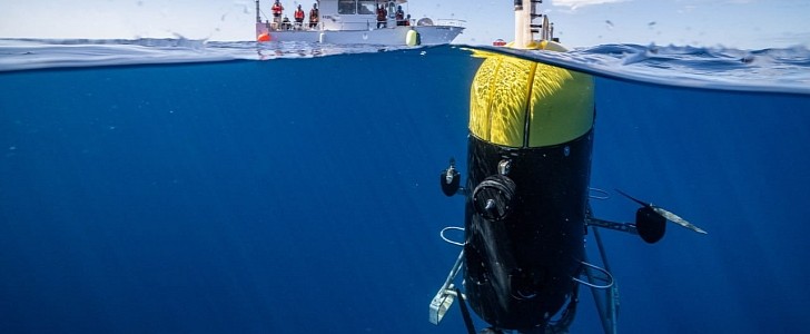 This underwater robot can track sea creatures into the deep ocean