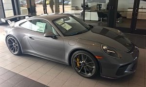Meteor Grey 2018 Porsche 911 GT3 Hits Texas