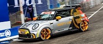 Subway-Racing MINI Electric Pacesetter Debuts as Safety Car in Formula E