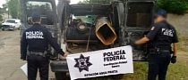 Mexican Police Find a Van With Homemade Cannon That Shoots Drugs Over the Border