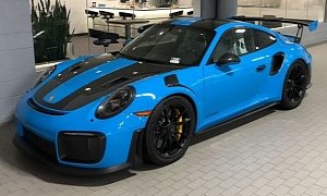 Mexico Blue 2018 Porsche 911 GT2 RS with Matching Interior Shines in California