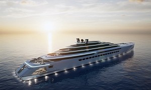 Meyer Yachts Show Megayacht Concept With Full-Size Tennis Court, Suspended Infinity Pool