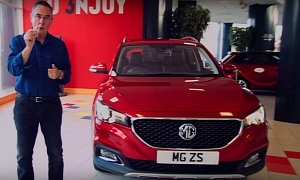 MG ZS Chinese SUV Arrives in Britain, Gets Walkaround Treatment