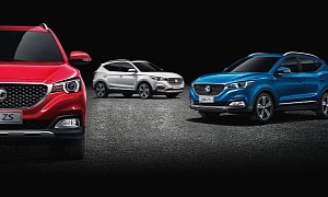 MG ZS Small SUV Revealed, Shows Colors in Official Video
