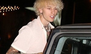MGK Hangs Out the Window of Mod Sun’s G-Wagen, Smashes, Kicks Out Windshield