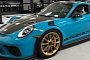 Miami Blue 2019 Porsche 911 GT3 RS Weissach Has Matching Interior
