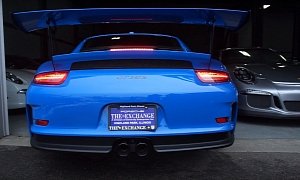Miami Blue Porsche 911 GT3 RS PDK Has Sharkwerk Exhaust for Complete Awesomeness