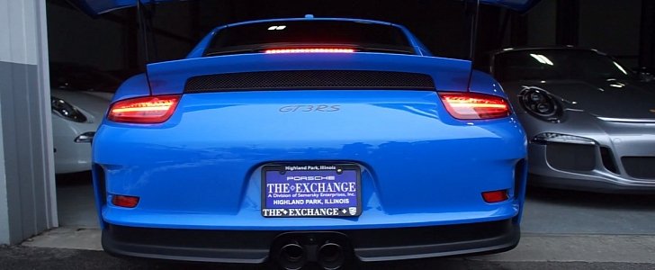 Miami Blue Porsche 911 GT3 RS PDK Adds Sharkwerk Exhaust