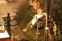 Miami Police Car Crashed... Up a Pole
