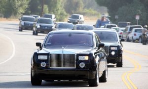 Michael Jackson's Motorcade Sponsored by Range Rover, Rolls Royce