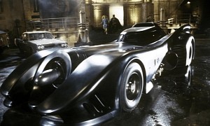 Michael Keaton’s Batmobile Spotted on The Flash Movie Set
