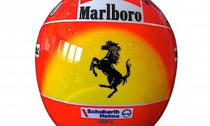 Michael Schumacher 2001 Ferrari Helmet Can Be Yours for $65,000