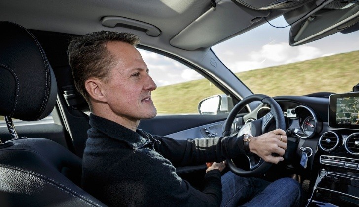 Michael Schumacher in the new Mercedes-Benz C-Class W205
