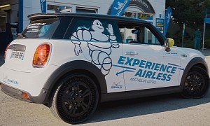 Michelin Takes Airless Uptis Tire for First Public Spin, Drivers Are Thrilled