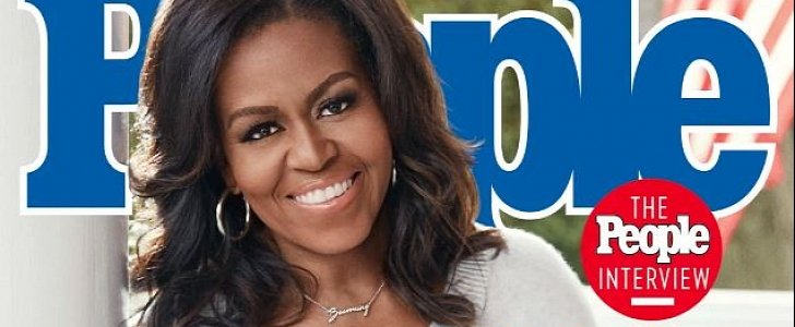 Former FLOTUS Michelle Obama promotes her book "Becoming"