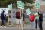 Michigan UAW Supporters Protest against Detroit 3 Wage Cut