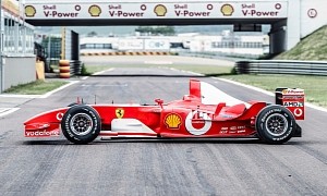 Mick Schumacher Drives the 2003 F1 Title-Winning Car, It Goes Under the Hammer Next Month
