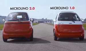 Microlino 2.0 vs. Microlino 1.0 Is the Cutest EV Drag Race Possible