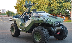 Microsoft Creates New Real Halo Warthog on Hummer H1 Chassis
