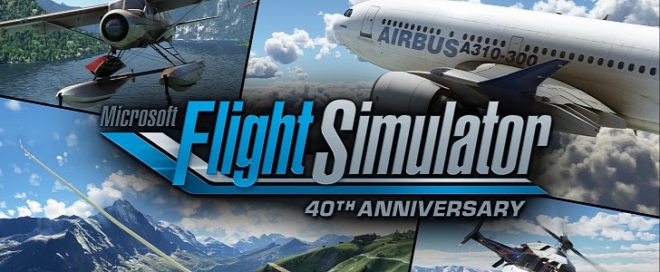 Microsoft Flight Simulator 40th Anniversary Edition key art