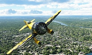 Microsoft Flight Simulator Gets Second Famous Flyer, the Granville Brothers Gee Bee