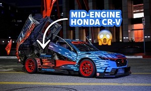 Mid-Engine 2023 Honda CR-V Hybrid Racer Features IndyCar DNA, Packs 800+ HP