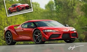 Mid-Engined 2020 Toyota Supra Looks Like a Proper Hypercar