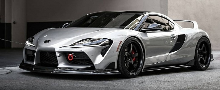Mid-Engined 2021 Toyota Supra Rendering Looks Like a McLaren from Space