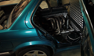 Mid-Engined BMW E30 M3 Is a Rare, Fast Bird