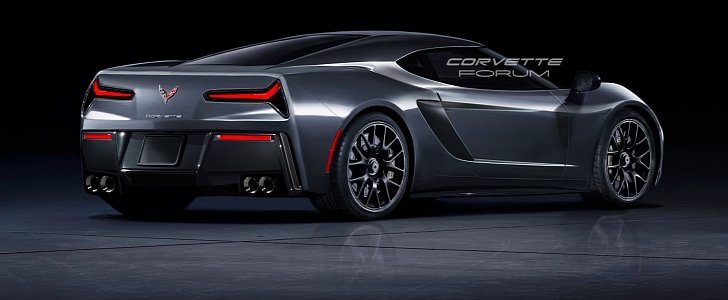 Mid-Engined C8 Chevrolet Corvette rendering