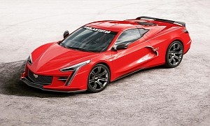 Mid-Engined Cadillac Supercar Looks Like an Excellent C8 Corvette Spinoff