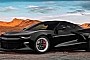 Mid-Engined Chevrolet Camaro Looks Sinister in Drag Rendering