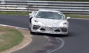 Mid-Engined Corvette Shows Up at Nurburgring, Sounds Turbocharged?