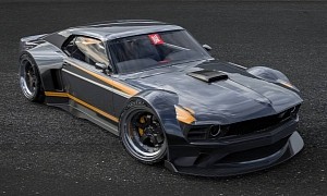 Mid-Engined Ford Mustang Boss 302 "Super Pony" Looks Sharp
