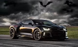 Mid-Engined Hennessey Exorcist Chevy Camaro ZL1 Virtually Prepares for Halloween