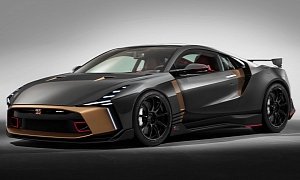 Mid-Engined Nissan GT-R50 Looks Futuristic and Then Some
