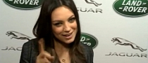 Mila Kunis Attends Jaguar XKR-S Convertible LA Auto Show Debut