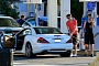 Miley Cyrus' Fiance Drives Her Mercedes SL550