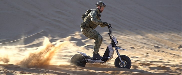 Military-Grade E-Scooter Mosphera Is a Speedy, Rugged Beast Built for Special Forces