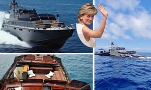 Military-Styled Yacht Cujo, Made Famous by Princess Diana, Sinks in the Mediterranean